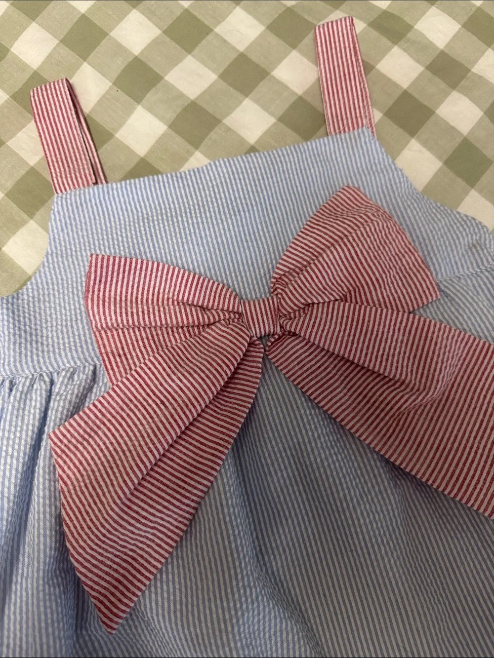 Stitchy Fish Bubble Romper 3T